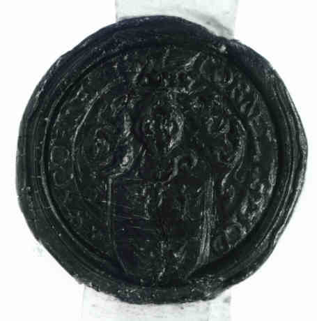 zegel van schout Cornelis Cornelisz van Poelgeest 1575